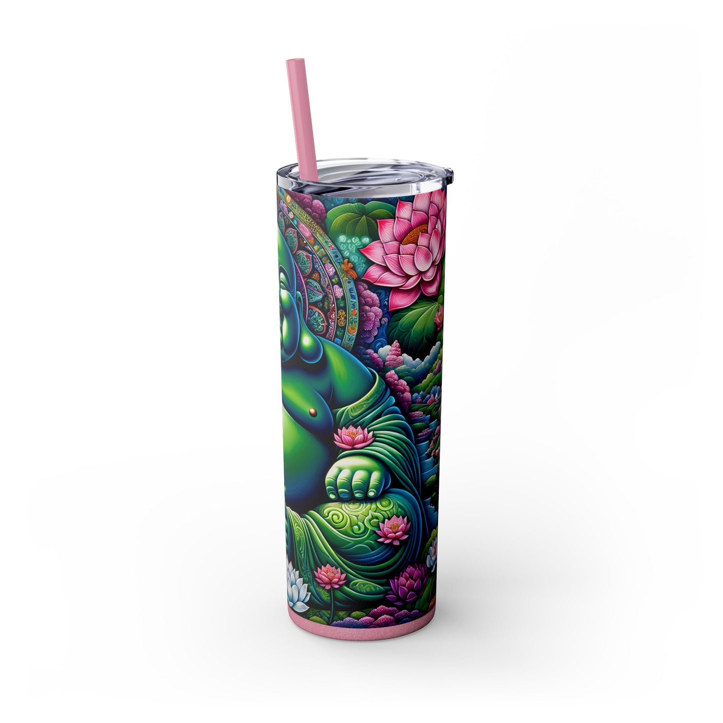 Laughing Buddha - Tumbler With Straw