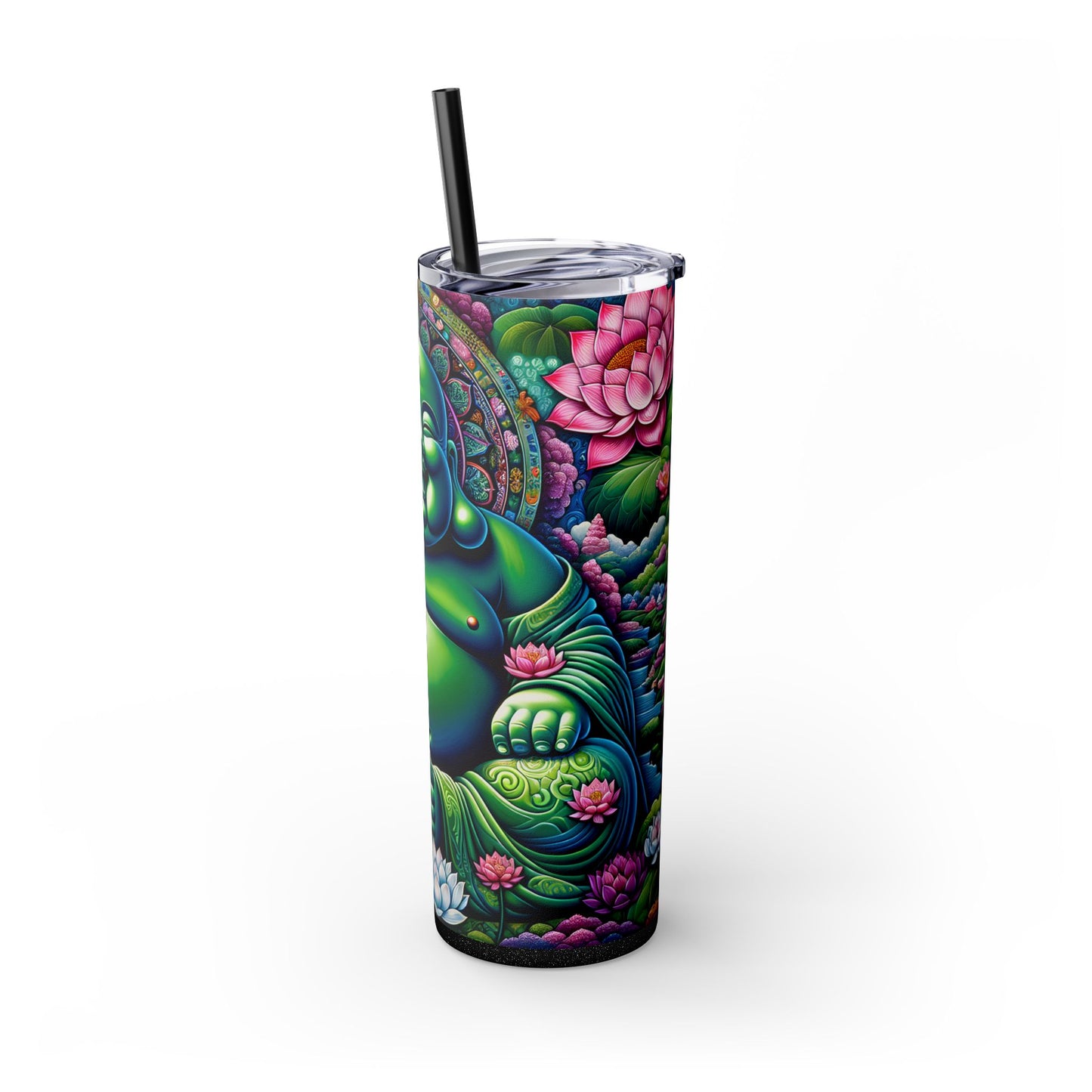 Laughing Buddha - Tumbler With Straw