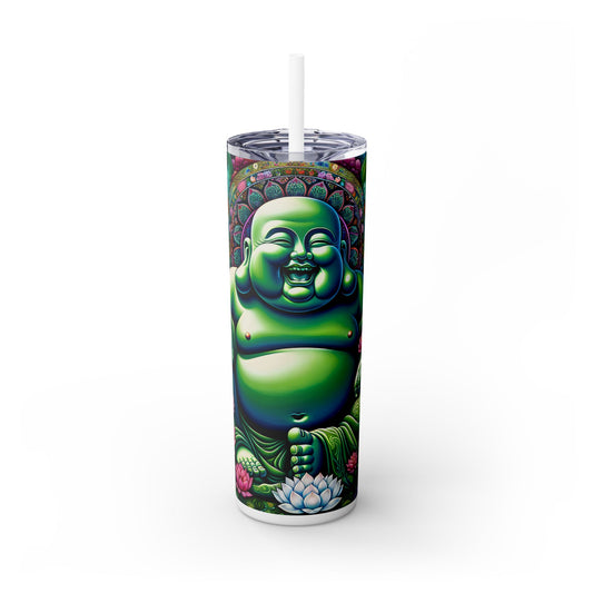 Laughing Buddha - Tumbler With Straw