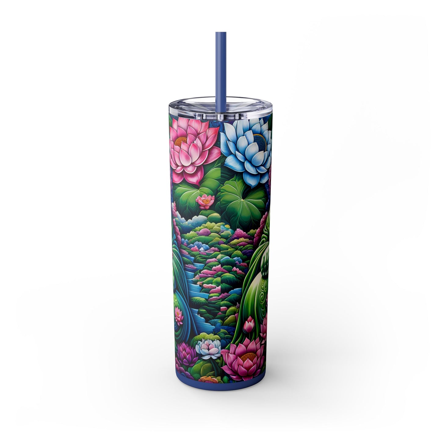 Laughing Buddha - Tumbler With Straw